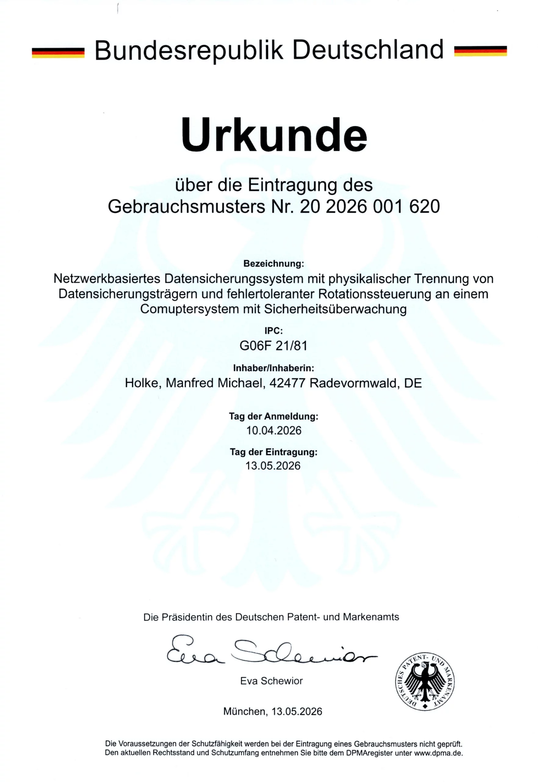 DPMA_Urkunde